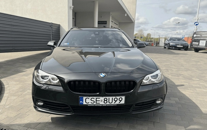 BMW Seria 5 cena 97000 przebieg: 139879, rok produkcji 2016 z Chojnice małe 232